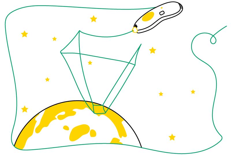 Doodling a flying mouse over a planet with a rocket – top teacher tips, 3d pen art